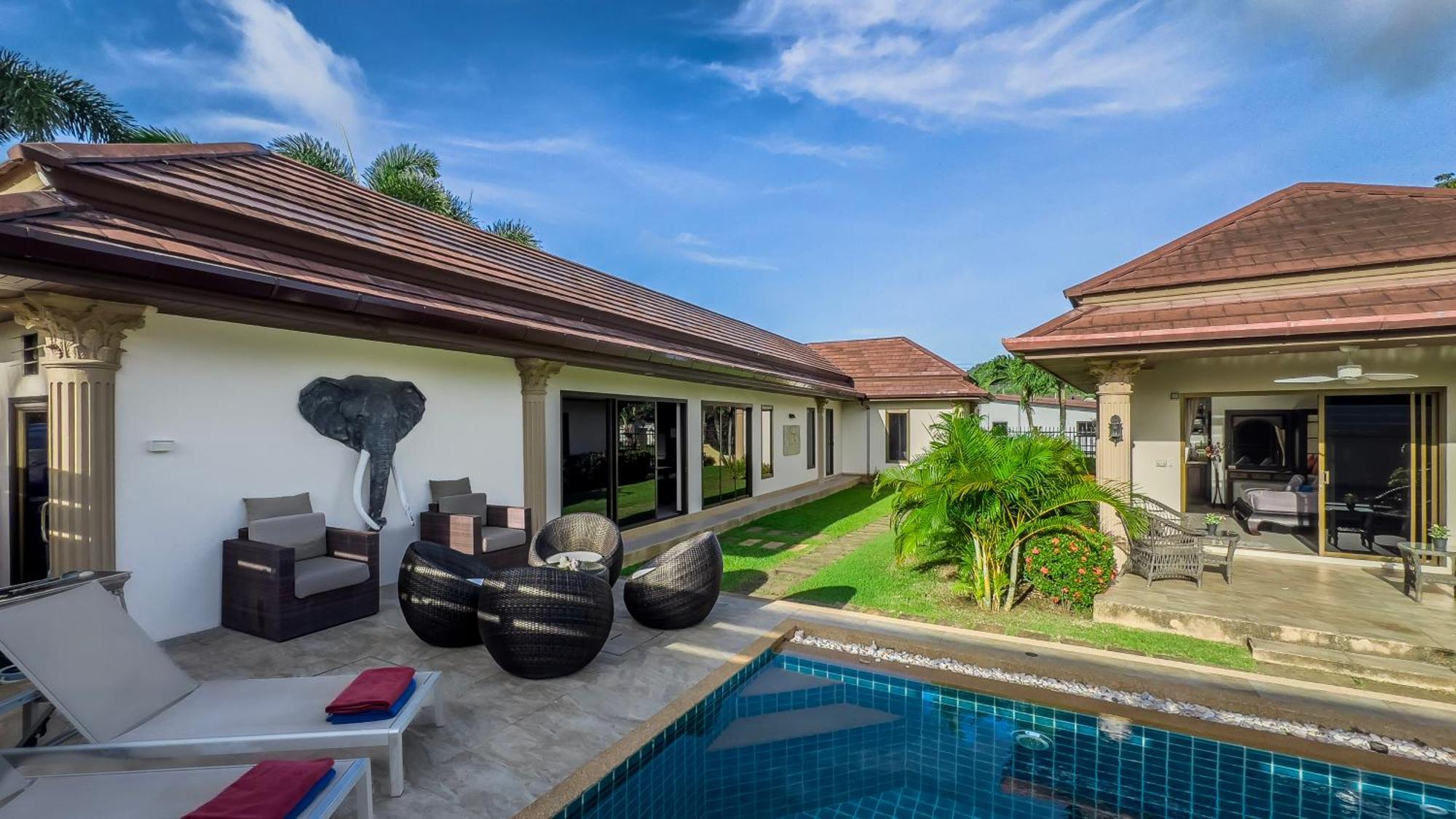 Garden Bungalows 4Br With Private Pool Ban Saiyuan Exterior foto